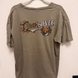Quiksilver Men's Olive Graphic Tee